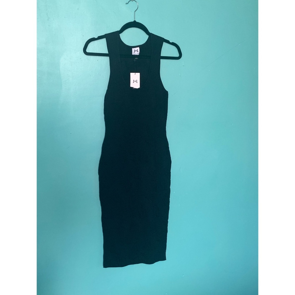 Patterned John and Jenn Black Short Sleeve Dress